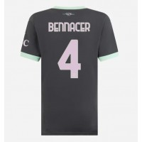 Maglie da calcio AC Milan Ismael Bennacer #4 Terza Maglia Femminile 2024-25 Manica Corta